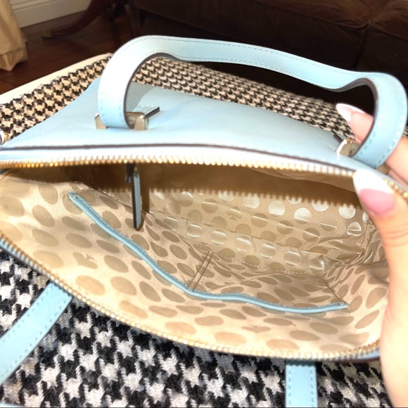 Kate Spade Light Blue Satchel Purse - Picture 3 of 3